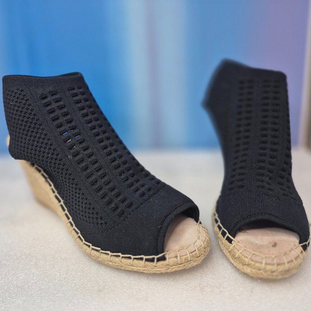 Steven by Steve Madden Evers Black Wedge size 6.5M